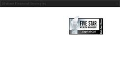 Desktop Screenshot of lifetimefinancialstrategies.com